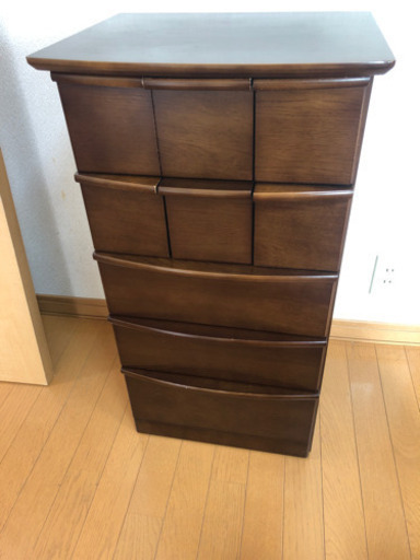チェスト　5段　9引出し　木製家具