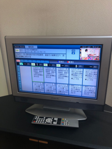 【美品】ATHLETE 液晶テレビ　19型　PC入力端子有