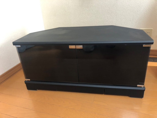 【美品】　テレビ台　黒　引出し付