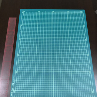 手芸用/カッティングボードと50cmものさし