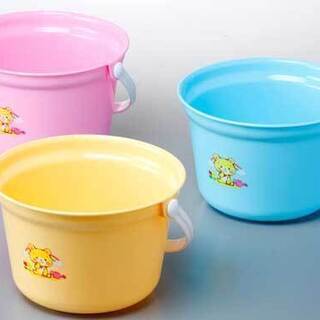 【新品】くまくま子供バケツ12個セット（ピンク：6/ブルー：4/...