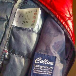 超軽量260ｇウルトラライトダウンジャケット赤　メンズMサイズ　中古；岩見沢発 の画像