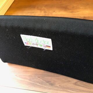 腰痛・リモートワークに！ボディドクター バックアップ 【100%天然ラテックスフォーム】 ブラックの画像