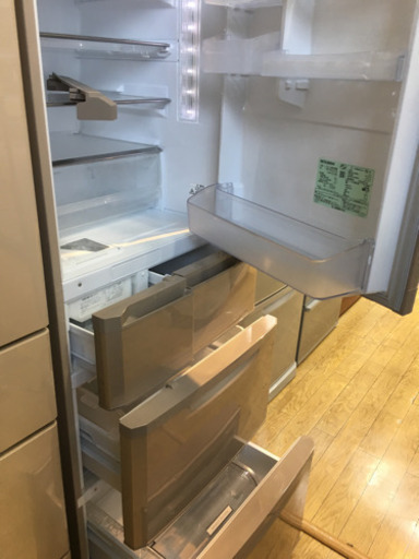 2014年製 MITSUBISHI ノンフロン420L冷蔵庫 MR-B42X-F 三菱