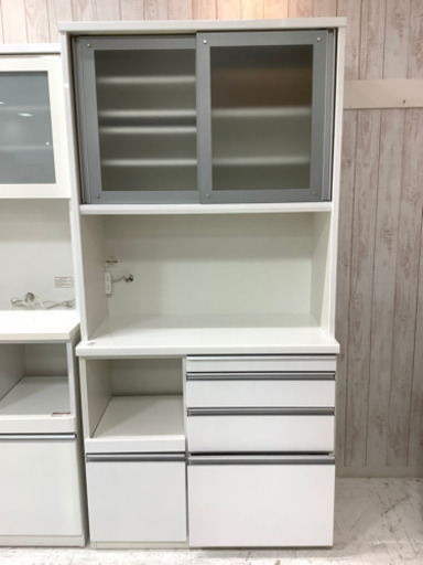 松田家具 レンジボードW100【トレジャーファクトリー南柏店】