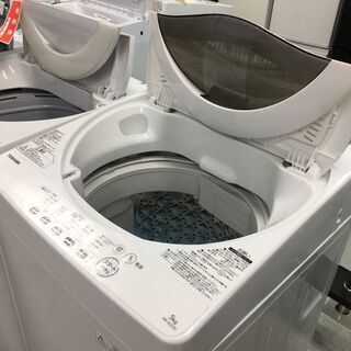 東芝5.0K洗濯機　2015年製　トツプカバー　洗濯フタ新品交換！　分解クリーニング済み！！