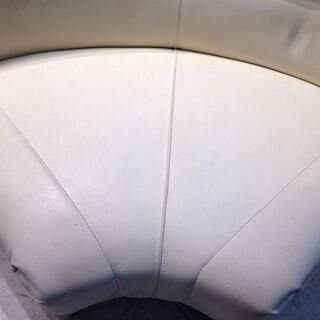 ■2977■コーナーソファー 店舗用品 アイボリー スナック カラオケ パブ バー 居酒屋 イス 椅子 ボックスソファの画像