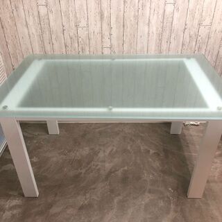 デザイナーズ家具 大塚家具購入 ダイニングテーブル ガラス 4人...