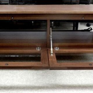 富士ファニチア Koti/コティ TVボード 160cm B08420Z ウォールナット材AVボード フジファニチュア 高級家具 札幌市西区西野の画像