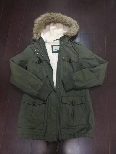【日本未販売】Levi'sリーバイス　モッズコード　カーキ色　S/M