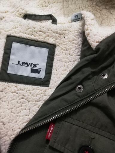 【日本未販売】Levi'sリーバイス　モッズコード　カーキ色　S/M