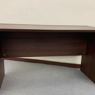 こげ茶長机、3点