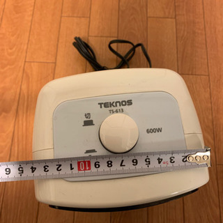 TEKNOS TS-613 MINI FAN HEATERの画像