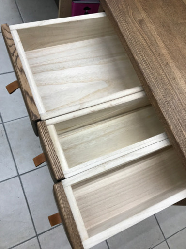 天然木 ナラ材 マルチチェスト 58cm×38cm×80cm