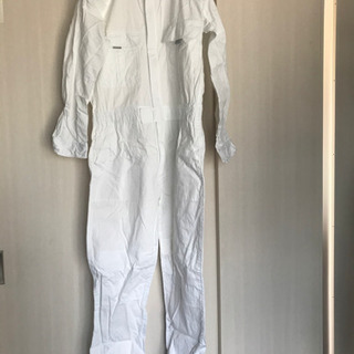 メンズ白いつなぎの画像