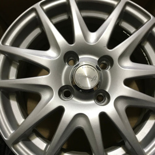中古】阿部商会 La Strada 14インチ 4穴 5.5J アルミホイール 4本セット