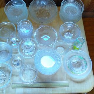 「ガラス食器　ガラス鉢いろいろ」　計39品　未使用品の画像