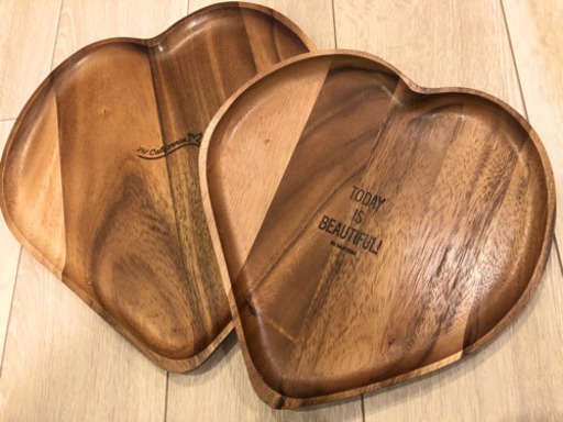 ロンハーマン　ハート型プレートセット