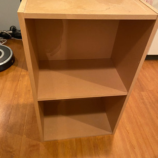 【対面なし引渡し】二段カラーボックス