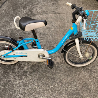 14インチ　子供用自転車とヘルメット