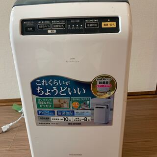 【受渡者決定】】使用頻度少【2017年製】加湿空気清浄機　【中古品】②の画像