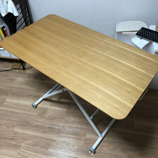 【お取引き中】昇降テーブル　ダイニングテーブル　パソコンデスクの画像