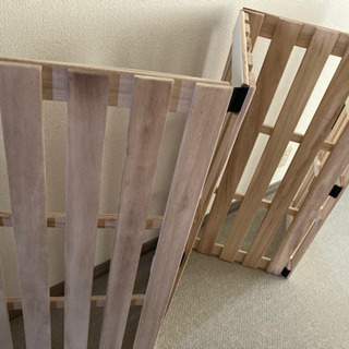 折り畳み　すのこベッド　シングルの画像