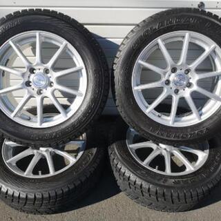 【美品】タイヤ、アルミホイールセット　225/60R17 ヨコハマジオランダー　スタッドレスタイヤ