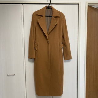 カシミヤ100% キャメルチェスターコートロングコート