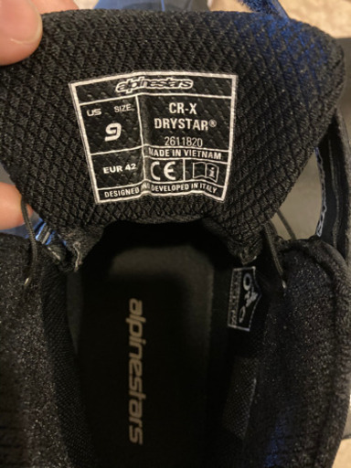 アルパインスターズ　cr-x  drystar 26.5cm！