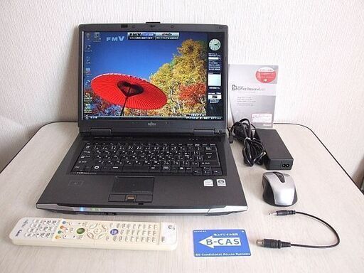 Fujitsu FMV-BIBLO NF75X/D ノートパソコン　Office Personal 2007付属　地デジ