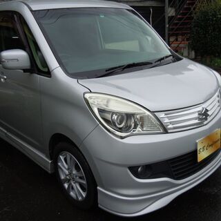 必見！装備充実！！スズキ　Ｈ２４　ソリオ　両側電動スライドドア　ＨＩＤヘッドランプ　社外ナビゲーション　社外ドライブレコーダー　ＥＴＣ　バンディット用アルミホイールの画像