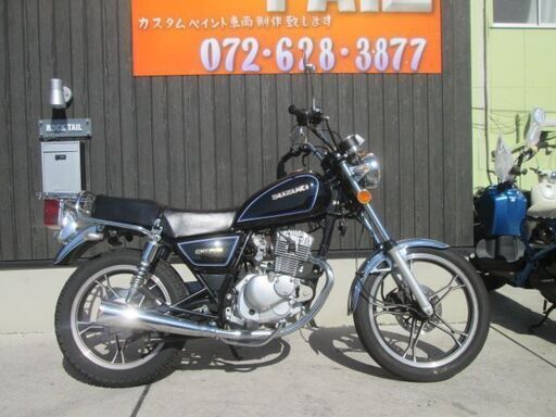 ★10万円　ＧＮ125　セル1　実動車★スズキ　自賠責付き！走行少ない！　ＧＮ