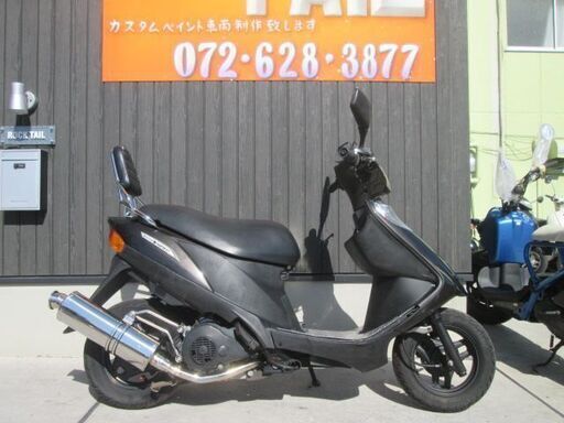 ★12万円　アドレスＶ125Ｇ　セル1　実動車★スズキ　バックレスト　ビームスマフラー！ＣＦ4ＥＡ