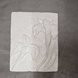 アンティーク アヤメのお花 壁画の画像