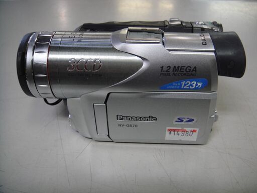 パナソニック　デジタルビデオカメラ　NV-GS70K　ミニDV　MiniDV　SDカード