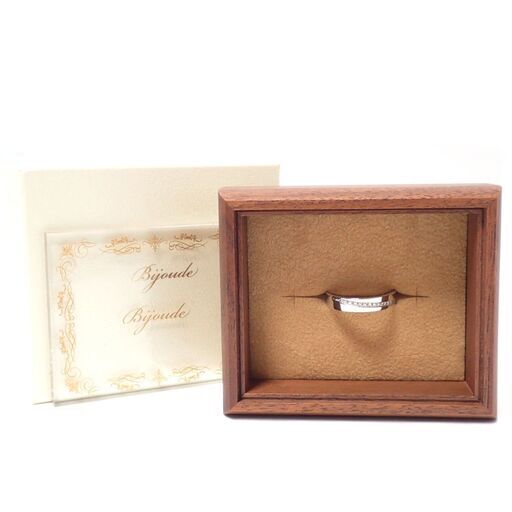 E259 Bijoude ビジュード Pt900 ダイヤ 指輪 リング プラチナ