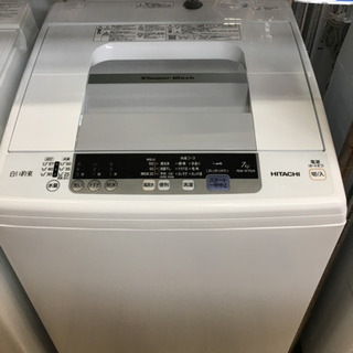 11/29 値下げ! 美品 2018年製 HITACHI 7.0kg洗濯機 白い約束 NW-R704 日立