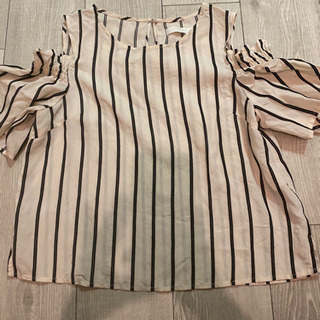 肩出し服(夏用)ストライプ柄