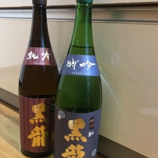 日本酒 黒龍 特吟 純吟
