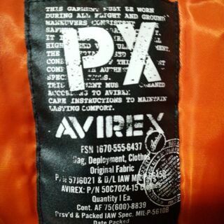 【美品】AVIREX  N-3B　フライトジャケットの画像