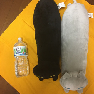 受付終了　ありがとうございました　モチモチクッション　ネコ　二匹の画像