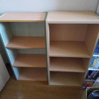 カラーボックス 二個