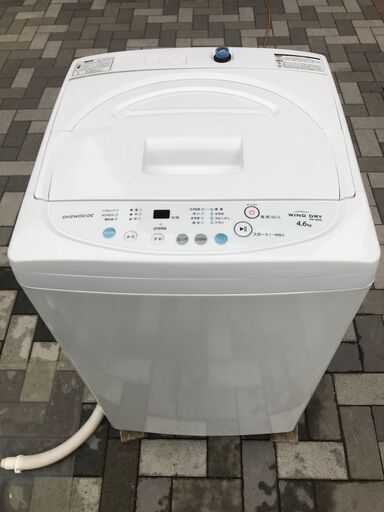 美品◇DAEWOO 洗濯機　4.6kg 格安販売