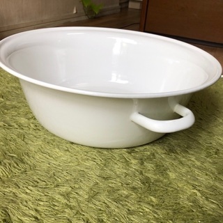 野田琺瑯 ホーロー製 たらい 40cm の画像