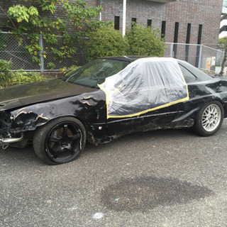 ER 34スカイラインクーペターボ　事故不動車