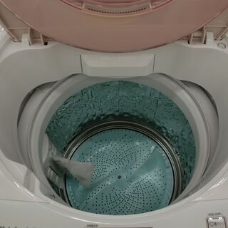 クリーニング済み】SHARP（シャープ） 全自動洗濯機 「ES-GV80R-P