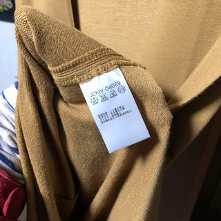 【あげます】中古品)ニットロングベスト／ELLEの画像