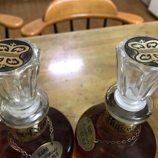 酒3本セット King of Scots RARE EXTRA OLD キングオブスコッツ レア エクストラ オールド×2 750ml 17年 ウェッジウッド 1980年代流通 43% 未開栓古酒　未開封の画像