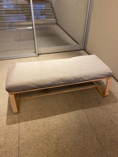 定価約2万円　無印良品　リビングダイニングで使えるベンチソファー
